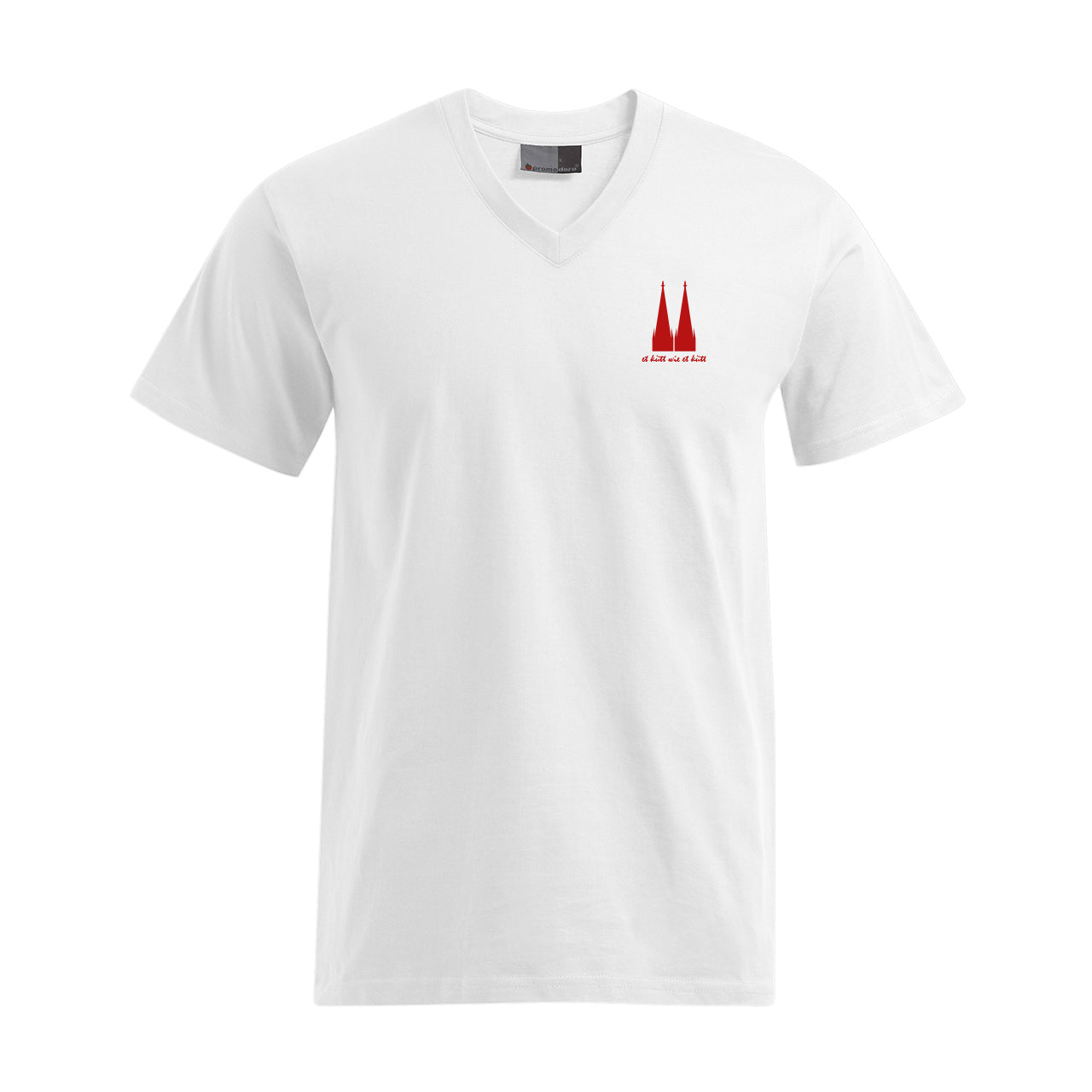 T-Shirt - Domspitzen - ett kütt wie et kütt (mit geradem Schriftzug) - Unisex
