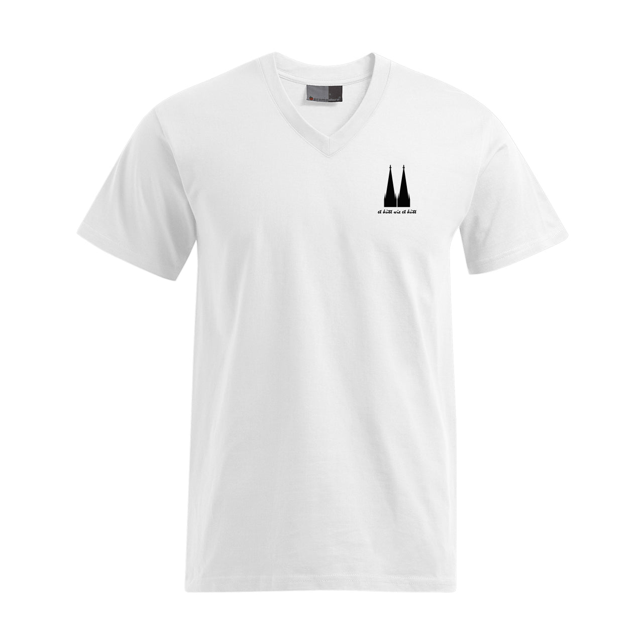 T-Shirt - Domspitzen - ett kütt wie et kütt (mit geradem Schriftzug) - Unisex
