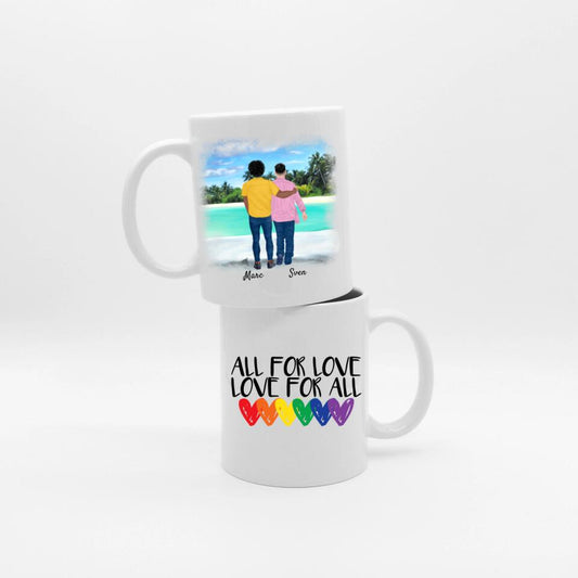 LGBTQ Männer | Personalisierte Tasse