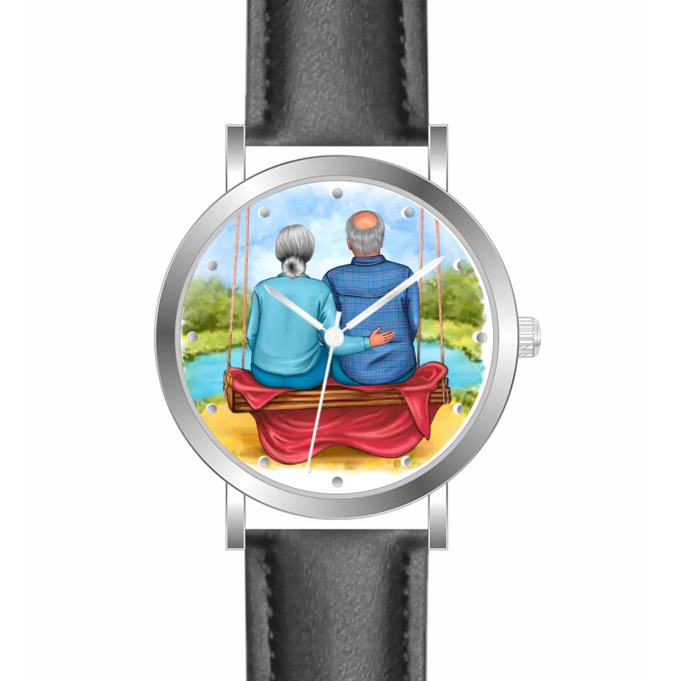Oma & Opa | Personalisierte Armbanduhr (Unterschiedliche Uhr-Modelle wählbar!