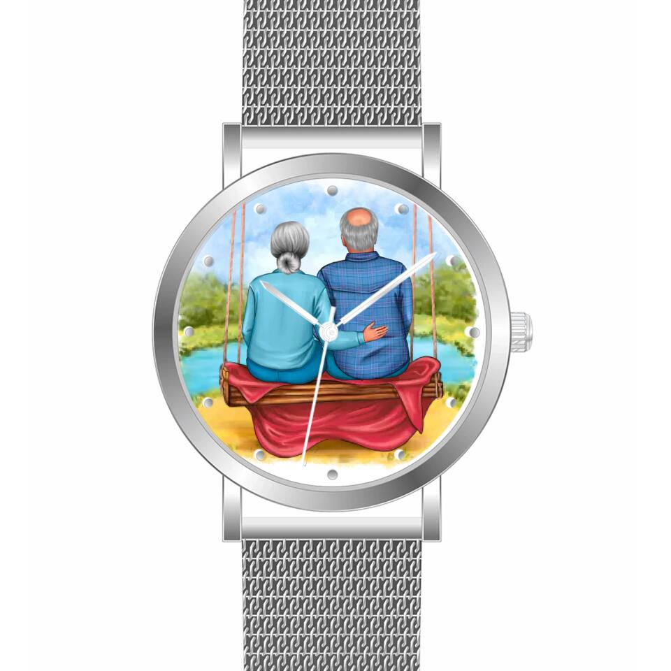 Oma & Opa | Personalisierte Armbanduhr (Unterschiedliche Uhr-Modelle wählbar!