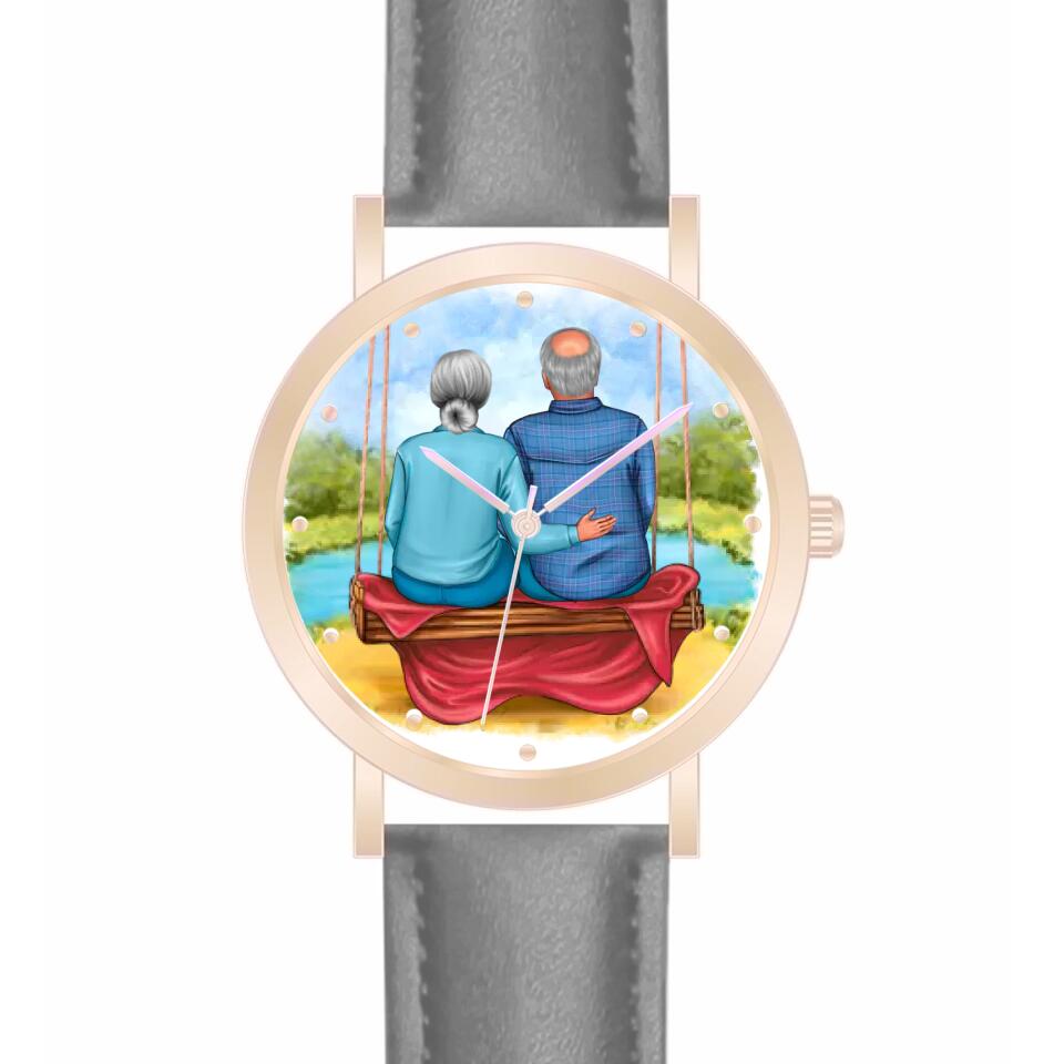Oma & Opa | Personalisierte Armbanduhr (Unterschiedliche Uhr-Modelle wählbar!