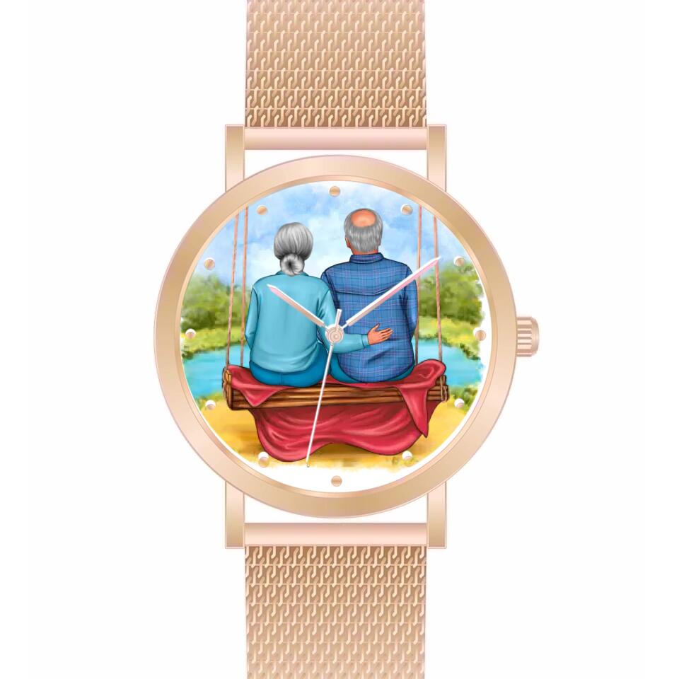 Oma & Opa | Personalisierte Armbanduhr (Unterschiedliche Uhr-Modelle wählbar!