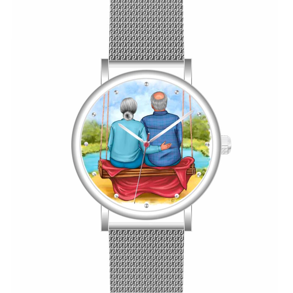 Oma & Opa | Personalisierte Armbanduhr (Unterschiedliche Uhr-Modelle wählbar!