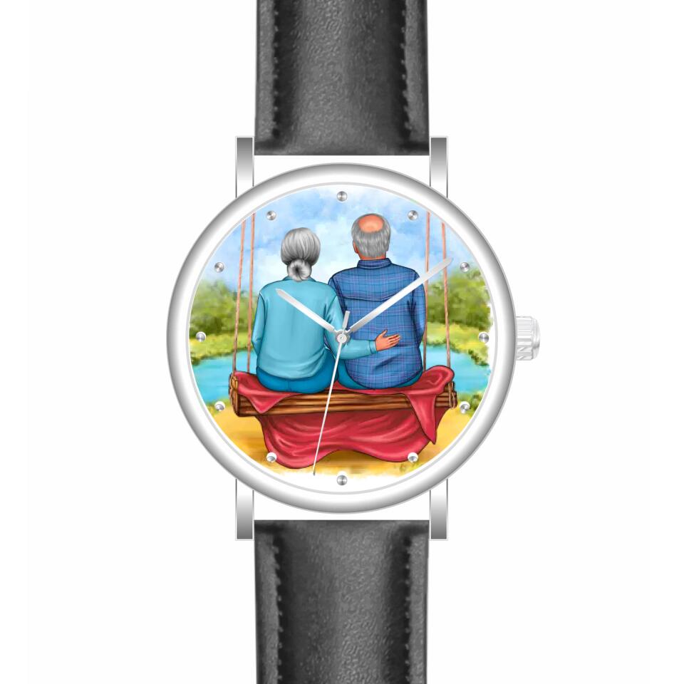 Oma & Opa | Personalisierte Armbanduhr (Unterschiedliche Uhr-Modelle wählbar!