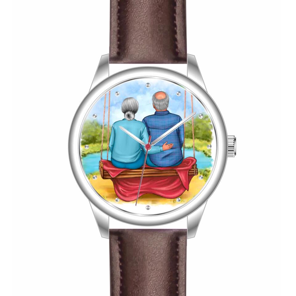 Oma & Opa | Personalisierte Armbanduhr (Unterschiedliche Uhr-Modelle wählbar!