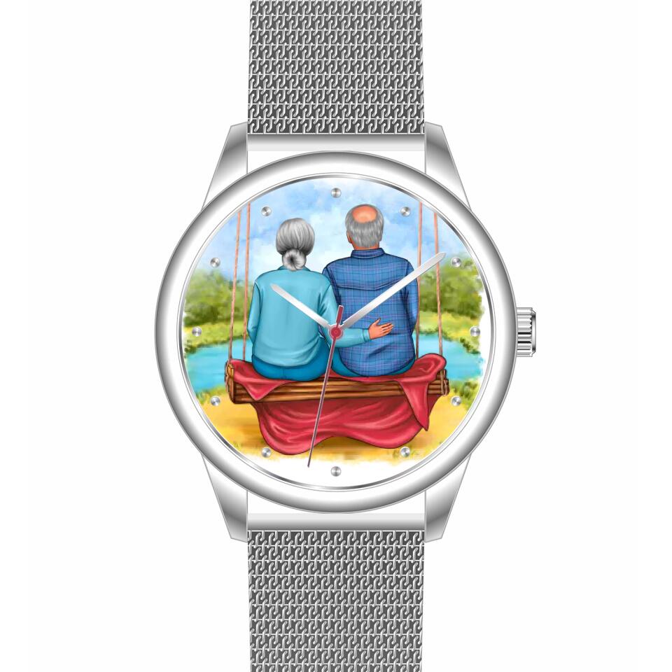 Oma & Opa | Personalisierte Armbanduhr (Unterschiedliche Uhr-Modelle wählbar!