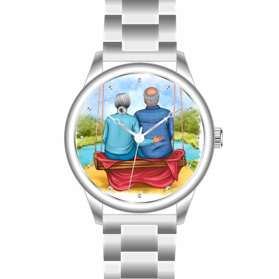 Oma & Opa | Personalisierte Armbanduhr (Unterschiedliche Uhr-Modelle wählbar!