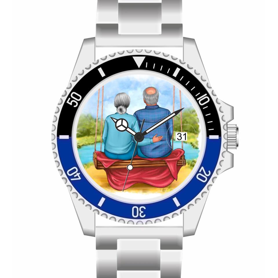 Oma & Opa | Personalisierte Armbanduhr (Unterschiedliche Uhr-Modelle wählbar!