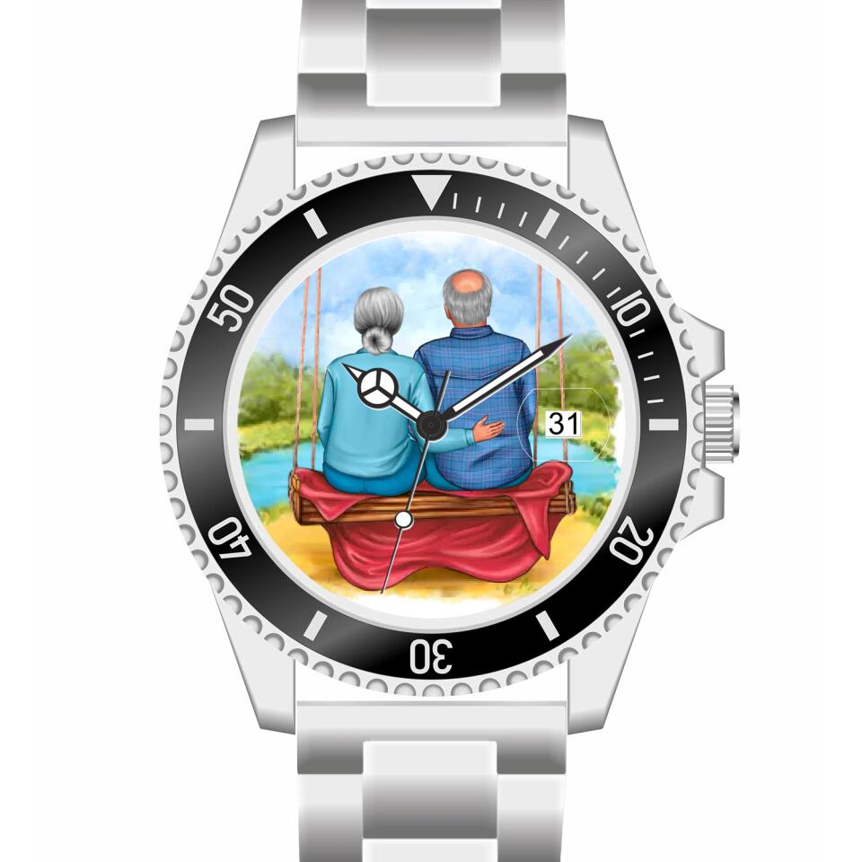 Oma & Opa | Personalisierte Armbanduhr (Unterschiedliche Uhr-Modelle wählbar!
