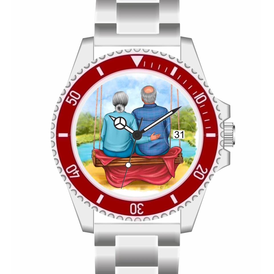 Oma & Opa | Personalisierte Armbanduhr (Unterschiedliche Uhr-Modelle wählbar!