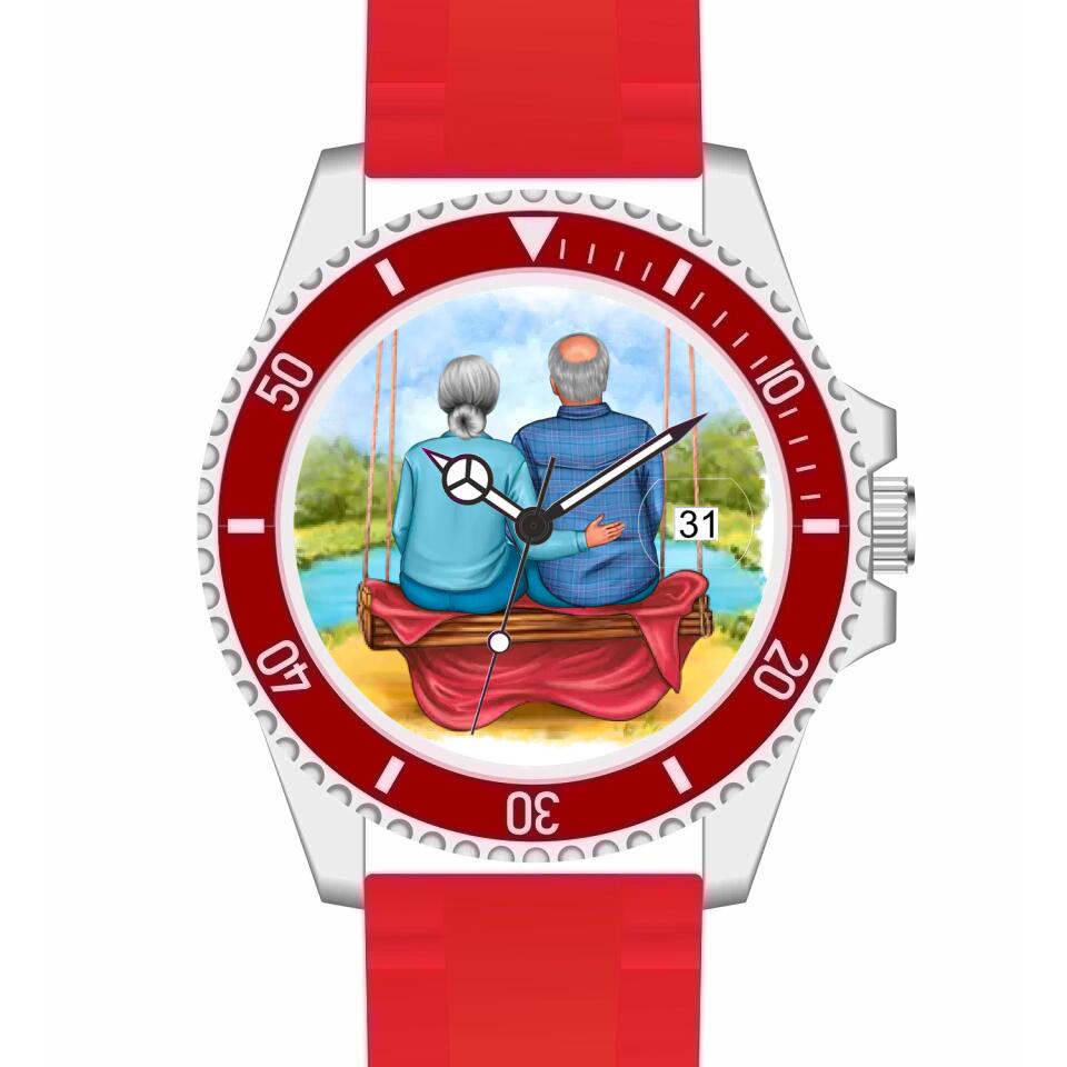 Oma & Opa | Personalisierte Armbanduhr (Unterschiedliche Uhr-Modelle wählbar!