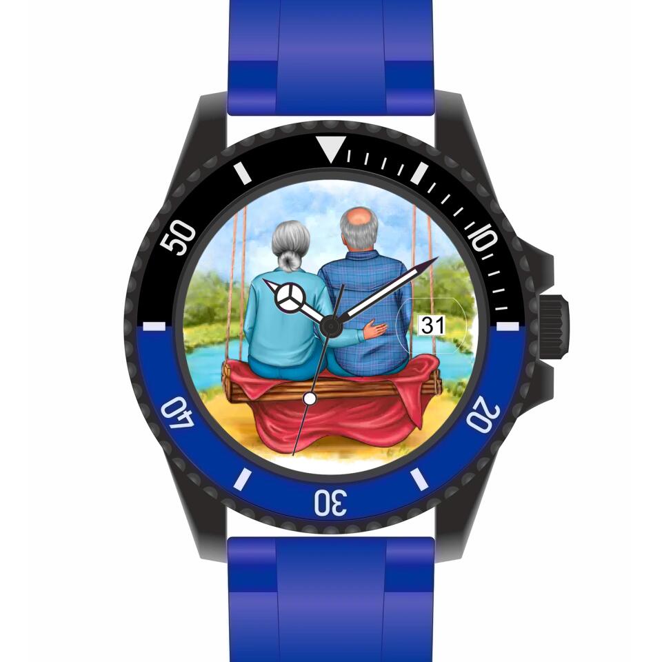 Oma & Opa | Personalisierte Armbanduhr (Unterschiedliche Uhr-Modelle wählbar!