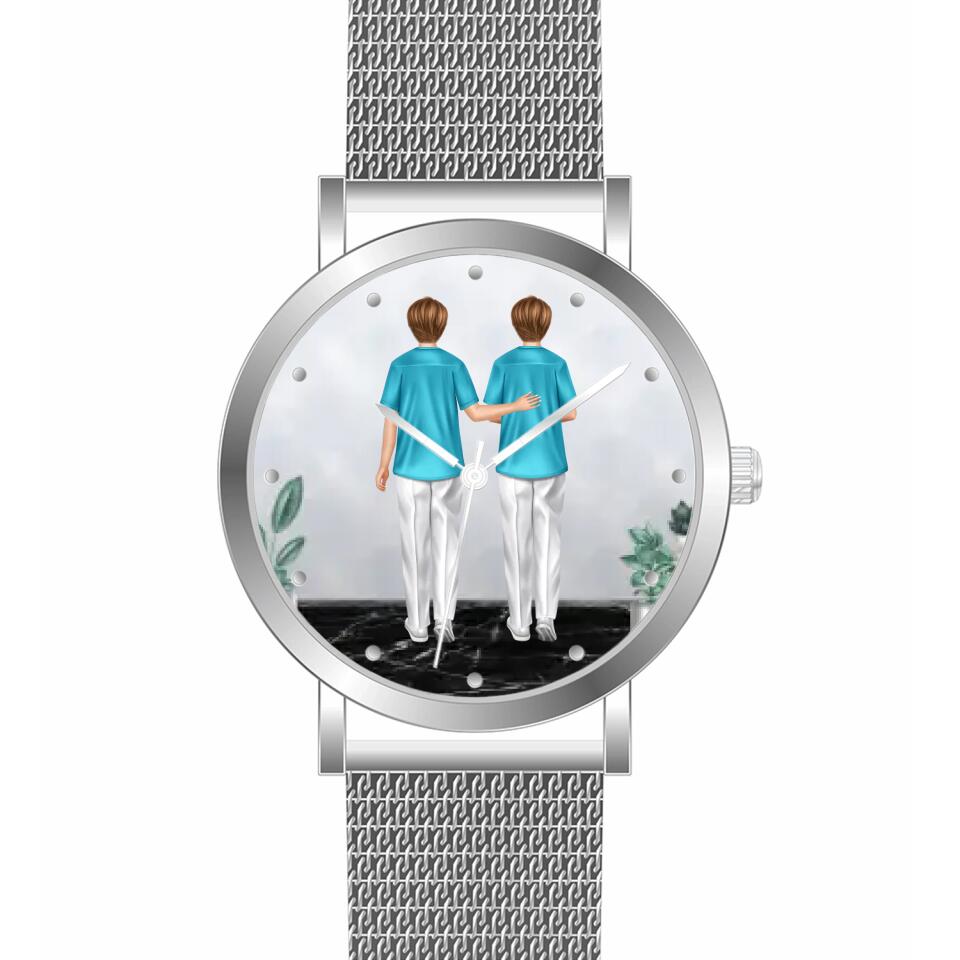 Krankenschwester/Krankenpfleger/Ärztin | Personalisierte Armbanduhr (Unterschiedliche Uhr-Modelle wählbar!)