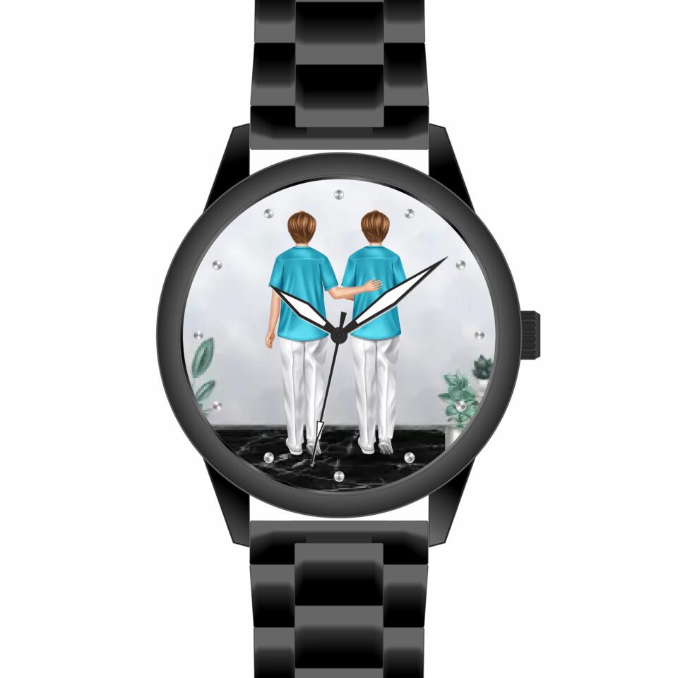 Krankenschwester/Krankenpfleger/Ärztin | Personalisierte Armbanduhr (Unterschiedliche Uhr-Modelle wählbar!)