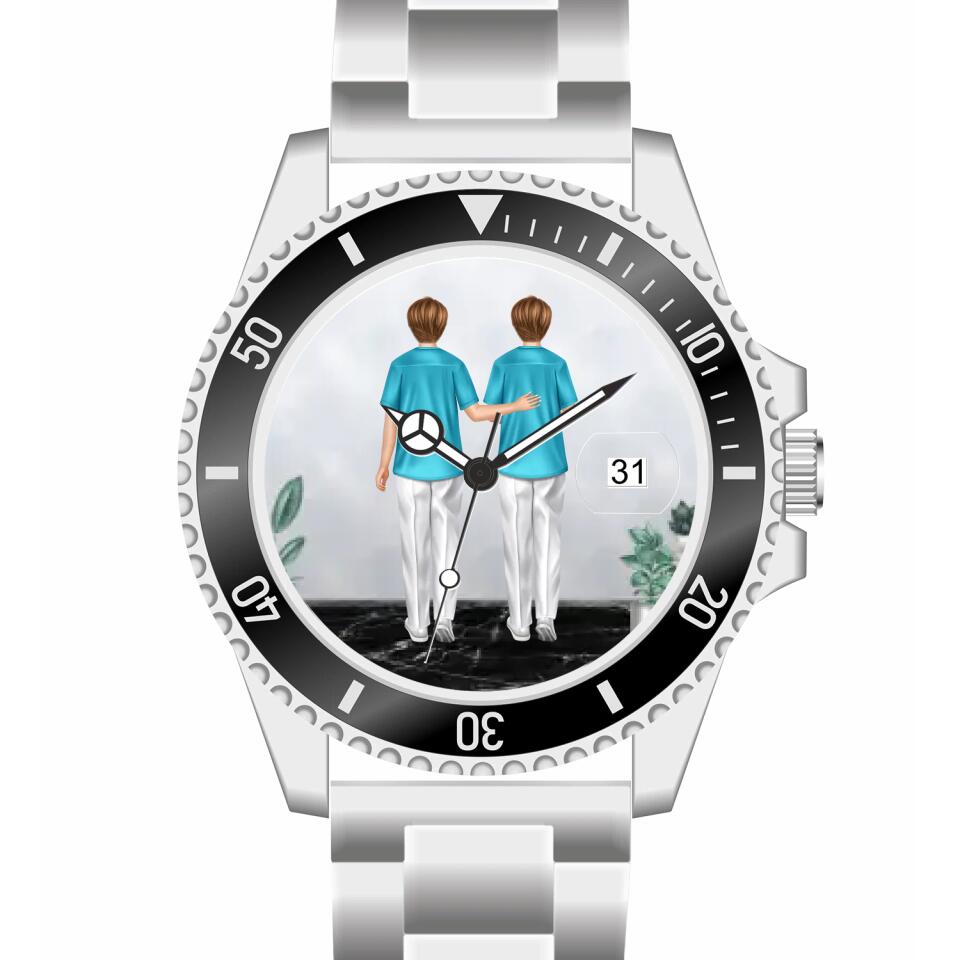 Krankenschwester/Krankenpfleger/Ärztin | Personalisierte Armbanduhr (Unterschiedliche Uhr-Modelle wählbar!)
