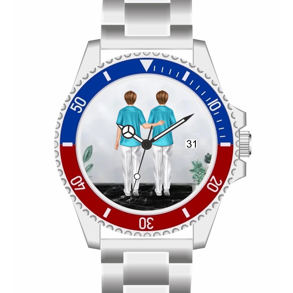 Krankenschwester/Krankenpfleger/Ärztin | Personalisierte Armbanduhr (Unterschiedliche Uhr-Modelle wählbar!)