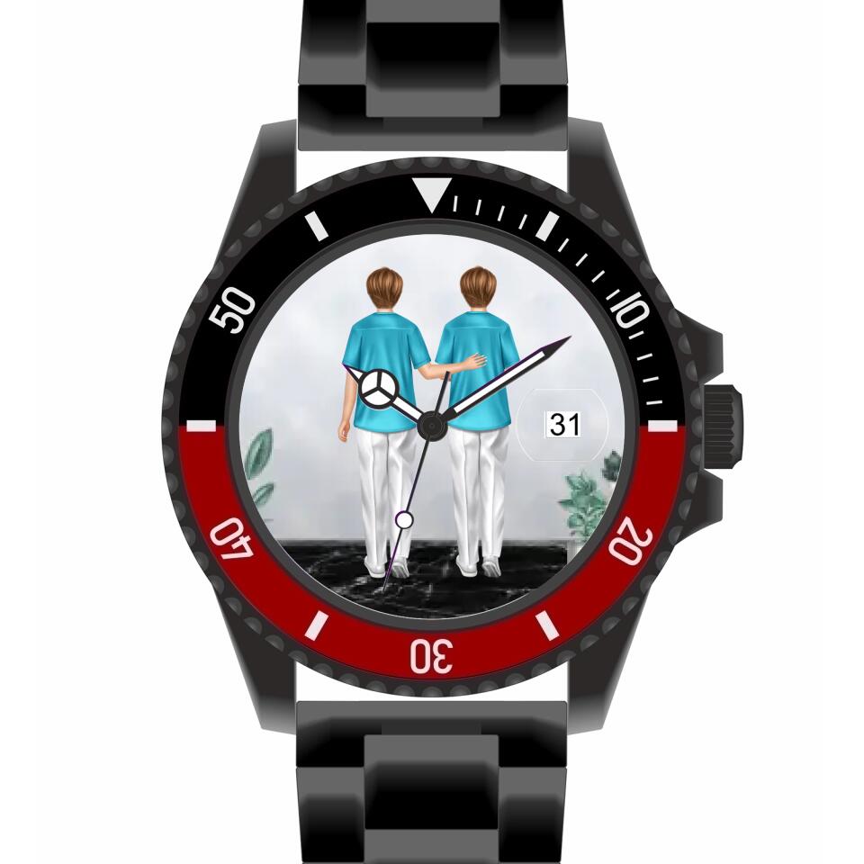 Krankenschwester/Krankenpfleger/Ärztin | Personalisierte Armbanduhr (Unterschiedliche Uhr-Modelle wählbar!)