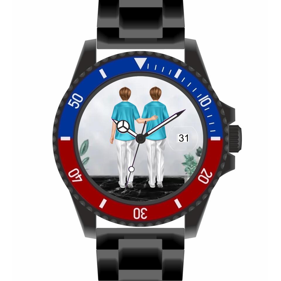 Krankenschwester/Krankenpfleger/Ärztin | Personalisierte Armbanduhr (Unterschiedliche Uhr-Modelle wählbar!)