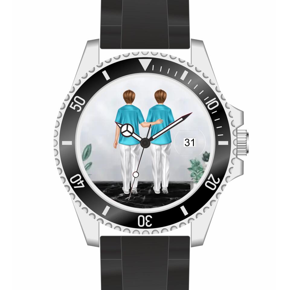 Krankenschwester/Krankenpfleger/Ärztin | Personalisierte Armbanduhr (Unterschiedliche Uhr-Modelle wählbar!)
