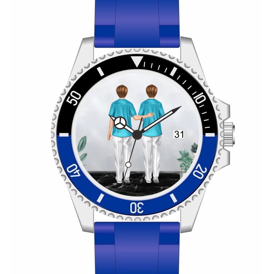 Krankenschwester/Krankenpfleger/Ärztin | Personalisierte Armbanduhr (Unterschiedliche Uhr-Modelle wählbar!)