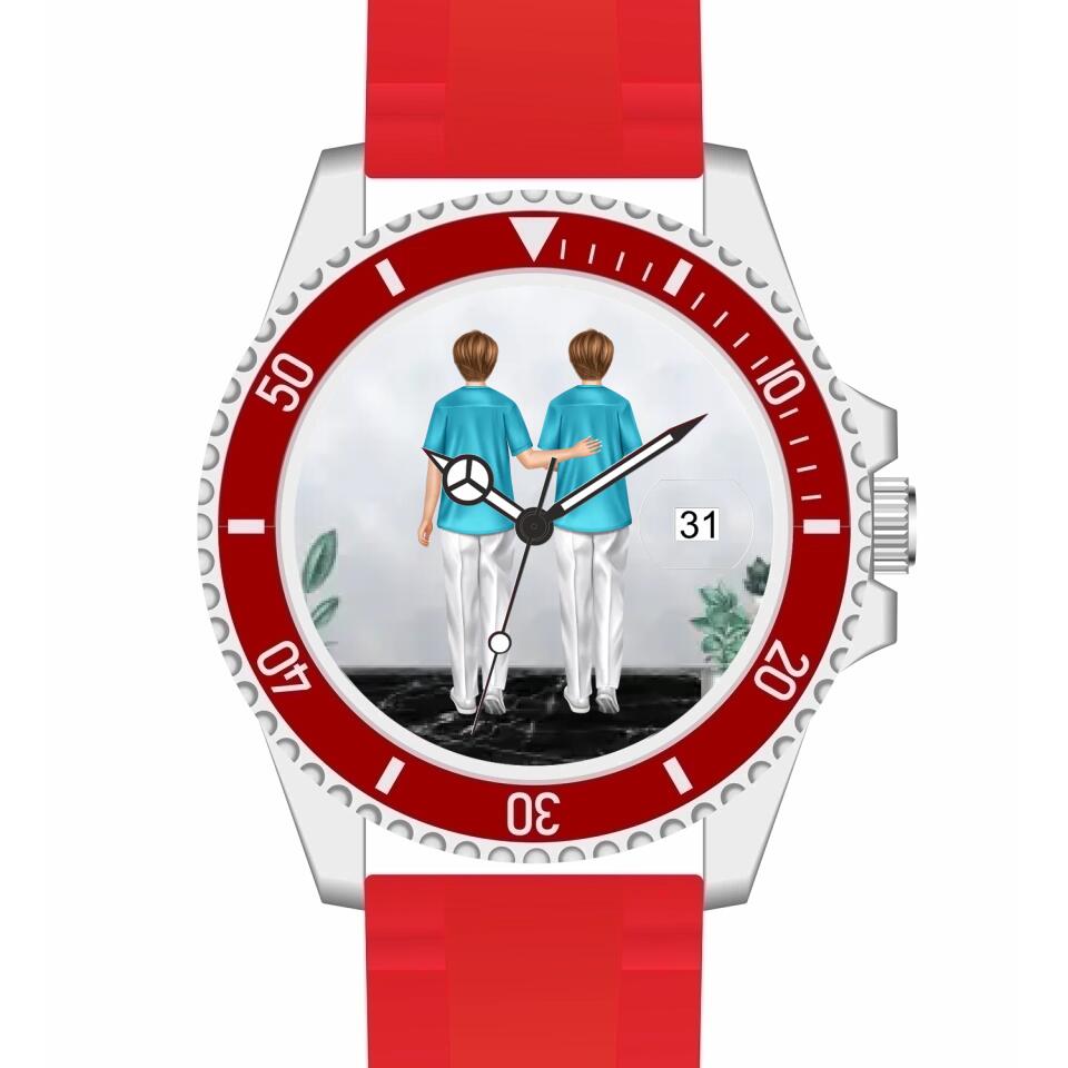 Krankenschwester/Krankenpfleger/Ärztin | Personalisierte Armbanduhr (Unterschiedliche Uhr-Modelle wählbar!)