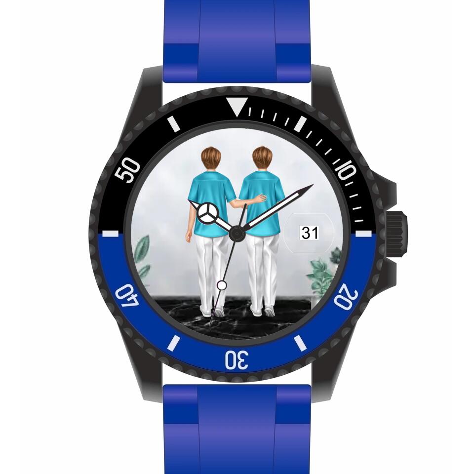 Krankenschwester/Krankenpfleger/Ärztin | Personalisierte Armbanduhr (Unterschiedliche Uhr-Modelle wählbar!)