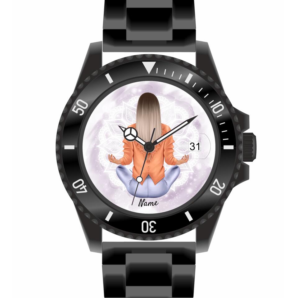 Spiritual Girl | Personalisierte Armbanduhr (Unterschiedliche Uhr-Modelle wählbar!)
