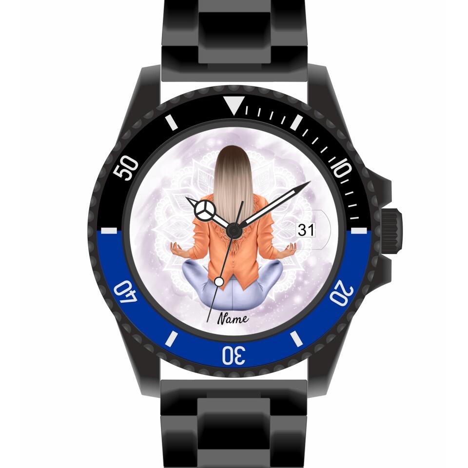 Spiritual Girl | Personalisierte Armbanduhr (Unterschiedliche Uhr-Modelle wählbar!)