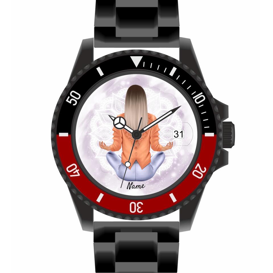 Spiritual Girl | Personalisierte Armbanduhr (Unterschiedliche Uhr-Modelle wählbar!)