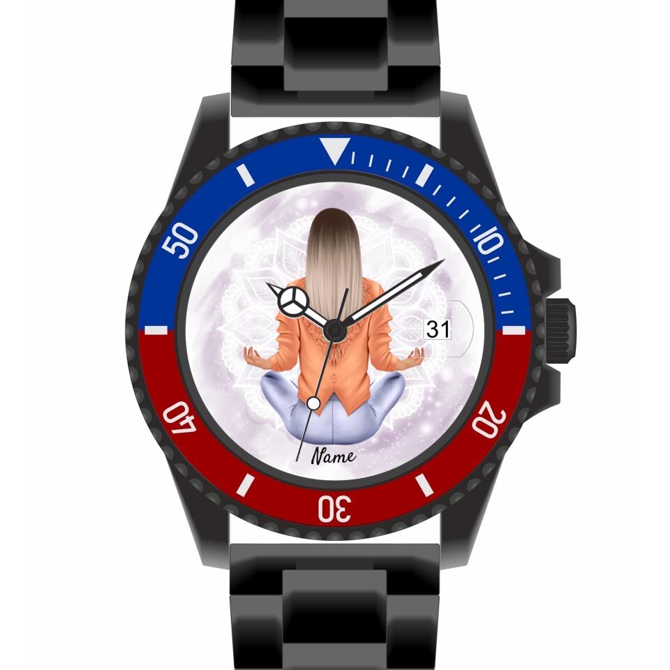 Spiritual Girl | Personalisierte Armbanduhr (Unterschiedliche Uhr-Modelle wählbar!)