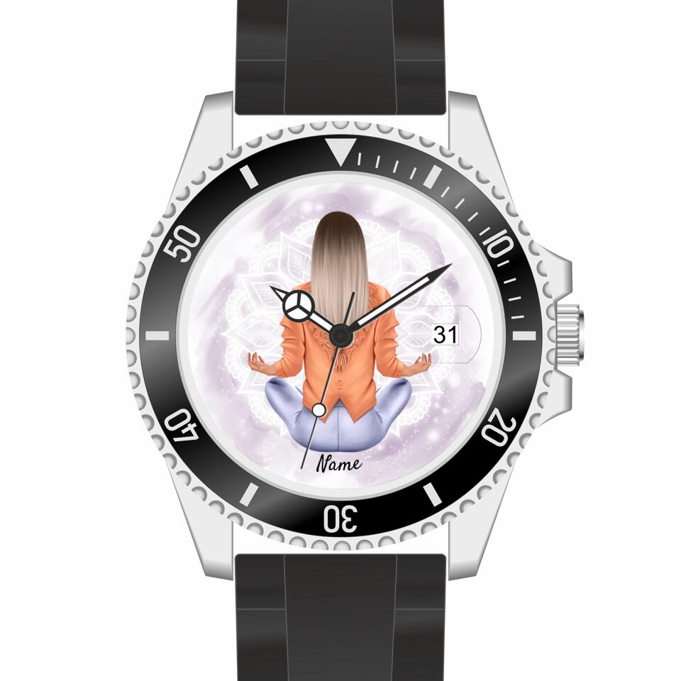 Spiritual Girl | Personalisierte Armbanduhr (Unterschiedliche Uhr-Modelle wählbar!)