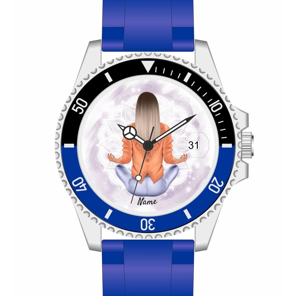 Spiritual Girl | Personalisierte Armbanduhr (Unterschiedliche Uhr-Modelle wählbar!)