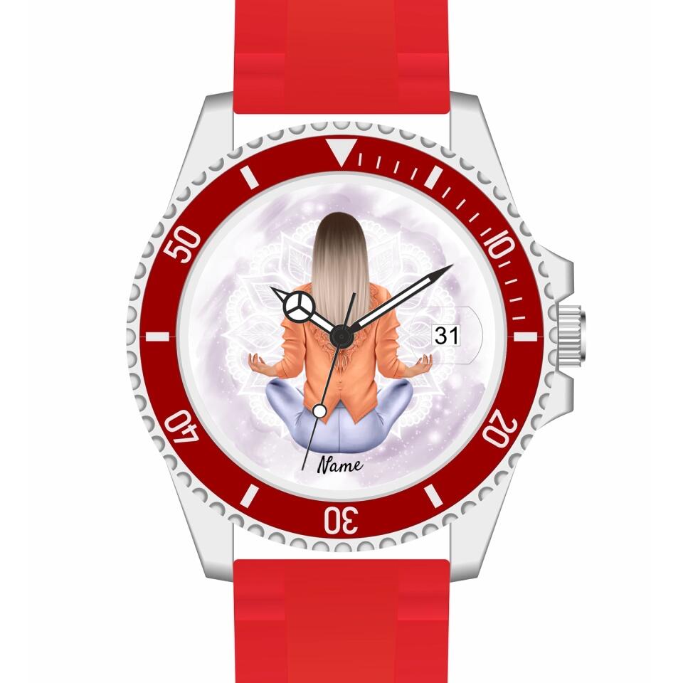 Spiritual Girl | Personalisierte Armbanduhr (Unterschiedliche Uhr-Modelle wählbar!)