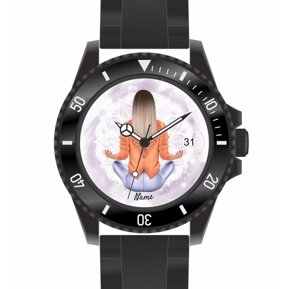 Spiritual Girl | Personalisierte Armbanduhr (Unterschiedliche Uhr-Modelle wählbar!)