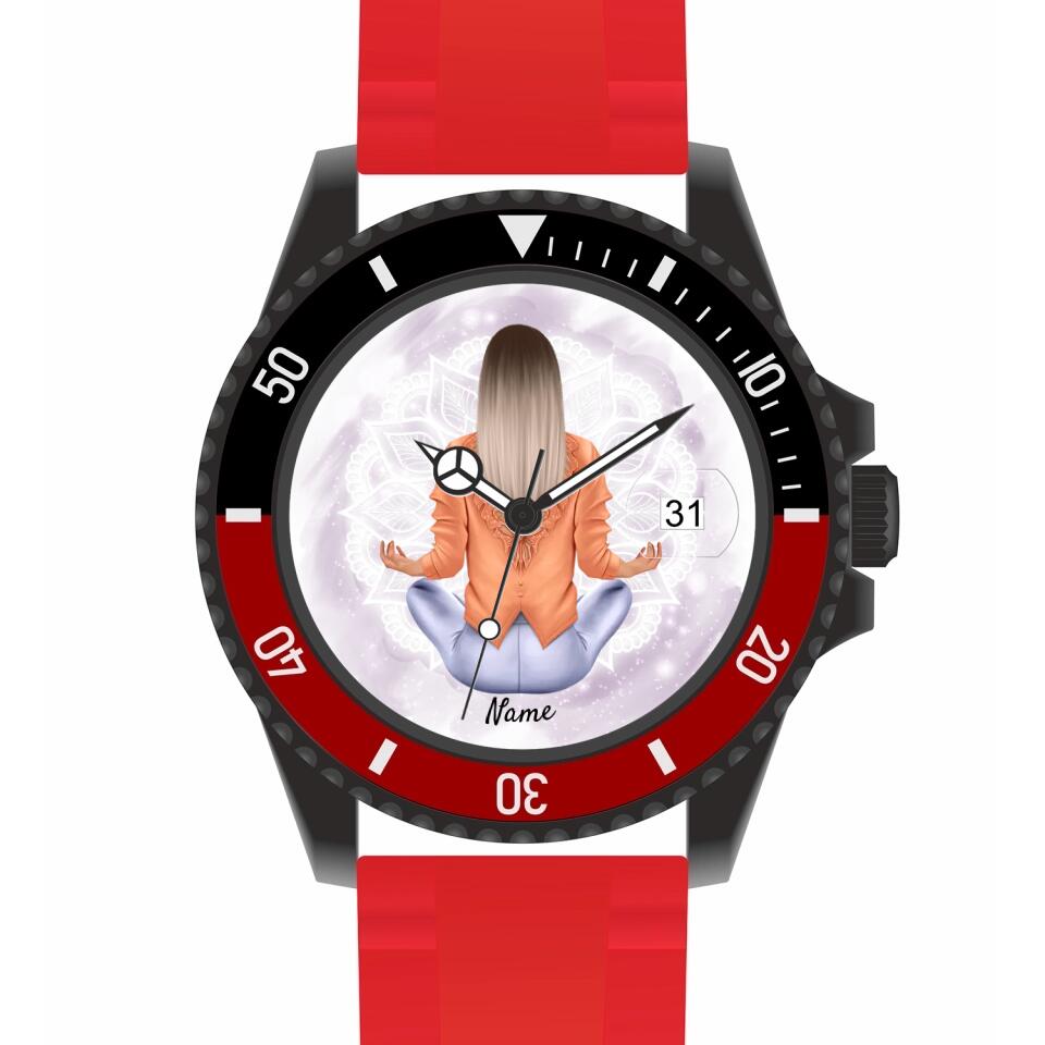 Spiritual Girl | Personalisierte Armbanduhr (Unterschiedliche Uhr-Modelle wählbar!)