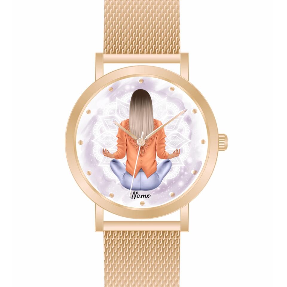 Spiritual Girl | Personalisierte Armbanduhr (Unterschiedliche Uhr-Modelle wählbar!)