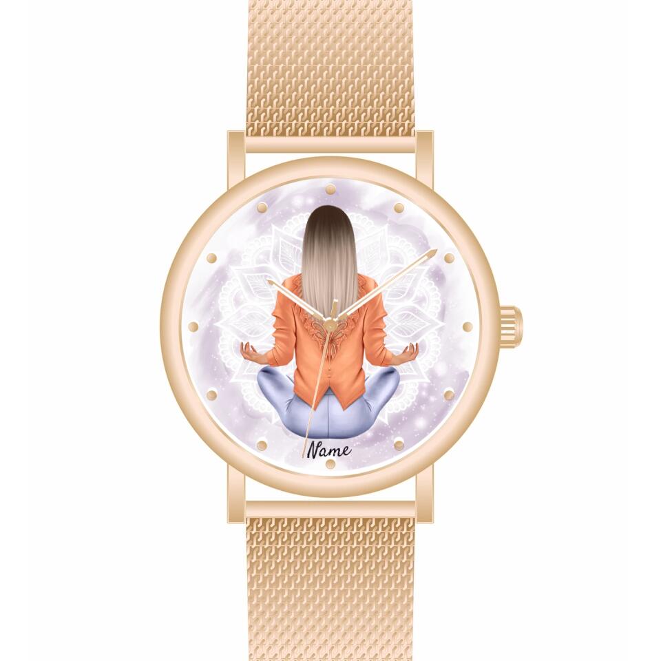 Spiritual Girl | Personalisierte Armbanduhr (Unterschiedliche Uhr-Modelle wählbar!)