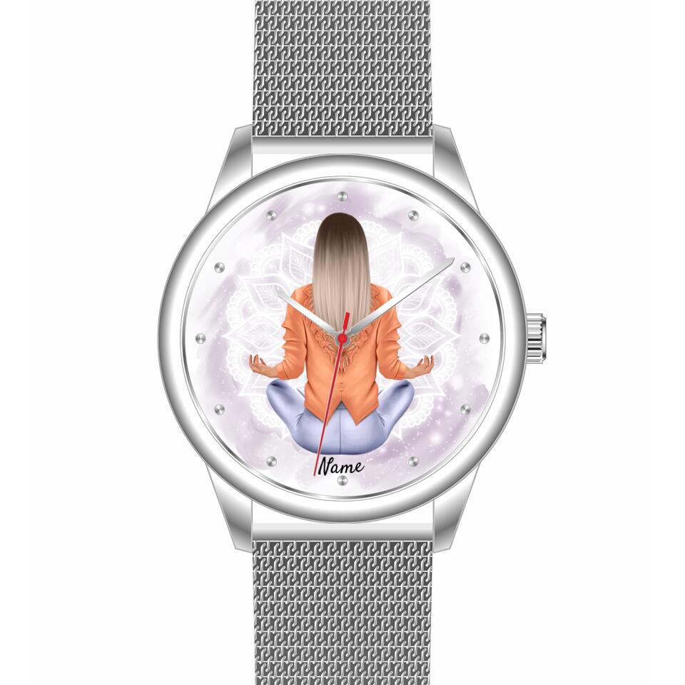 Spiritual Girl | Personalisierte Armbanduhr (Unterschiedliche Uhr-Modelle wählbar!)