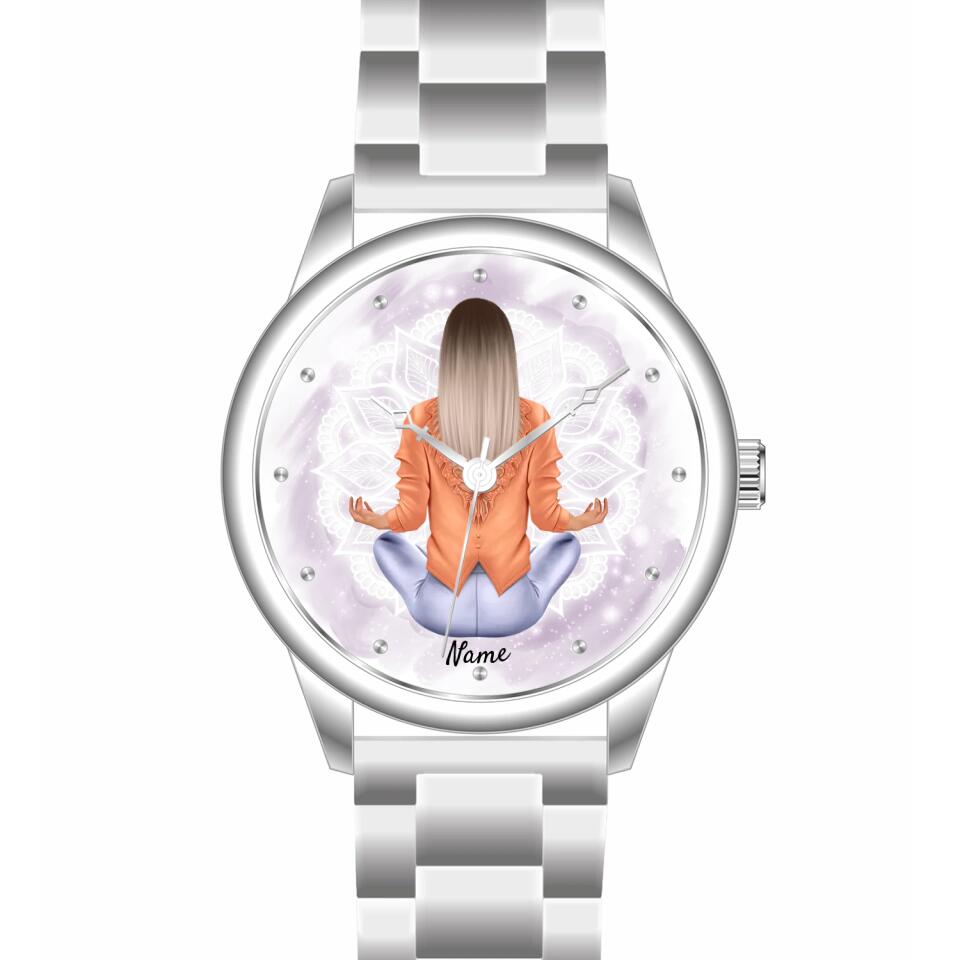 Spiritual Girl | Personalisierte Armbanduhr (Unterschiedliche Uhr-Modelle wählbar!)