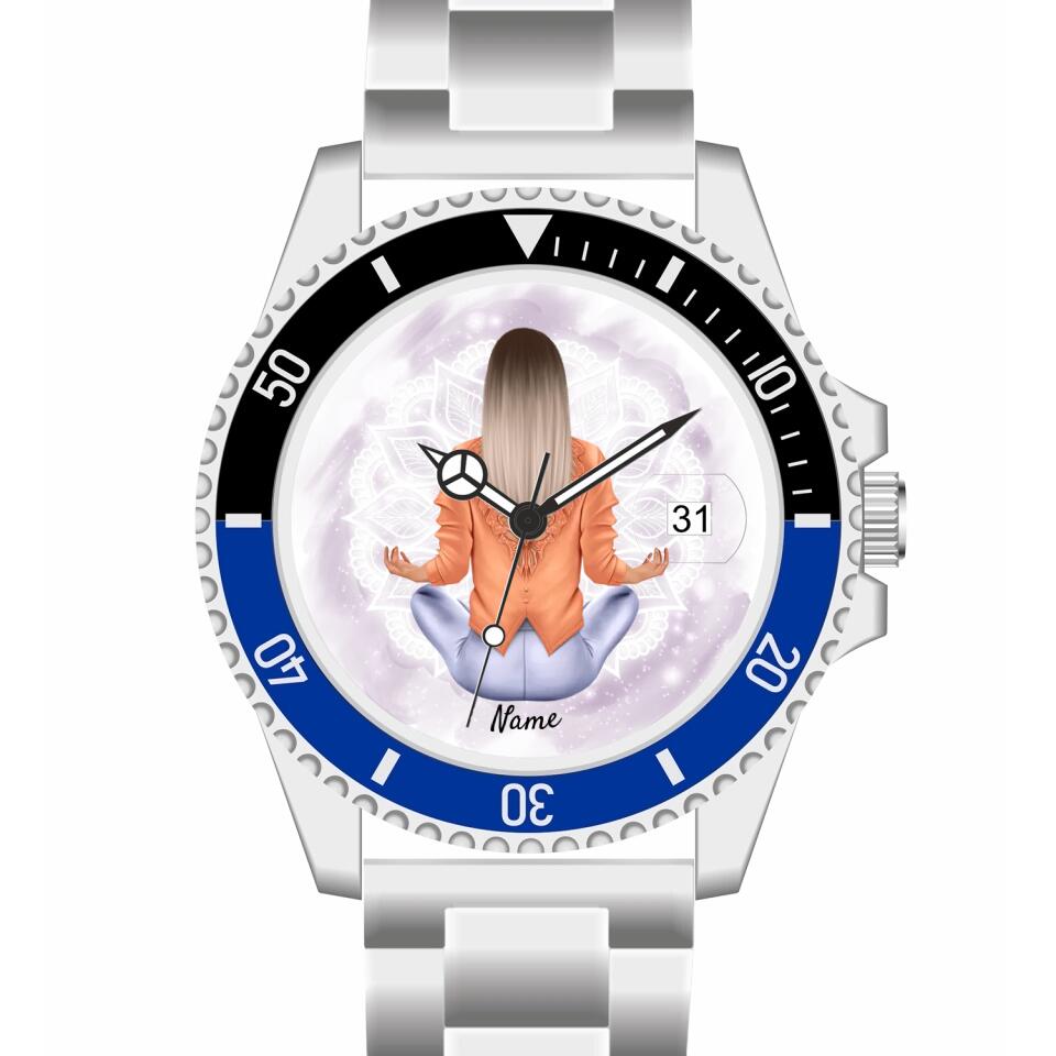 Spiritual Girl | Personalisierte Armbanduhr (Unterschiedliche Uhr-Modelle wählbar!)