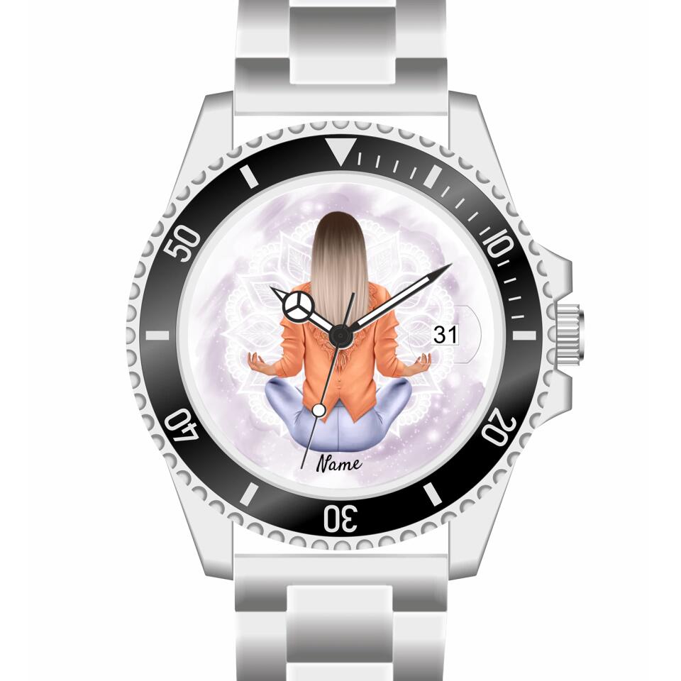 Spiritual Girl | Personalisierte Armbanduhr (Unterschiedliche Uhr-Modelle wählbar!)