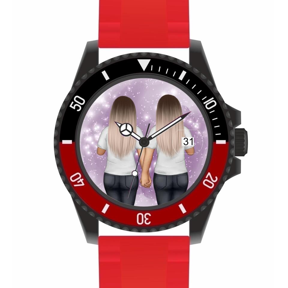 Pride women ohne Flagge | Personalisierte Armbanduhr (Unterschiedliche Uhr-Modelle wählbar!)