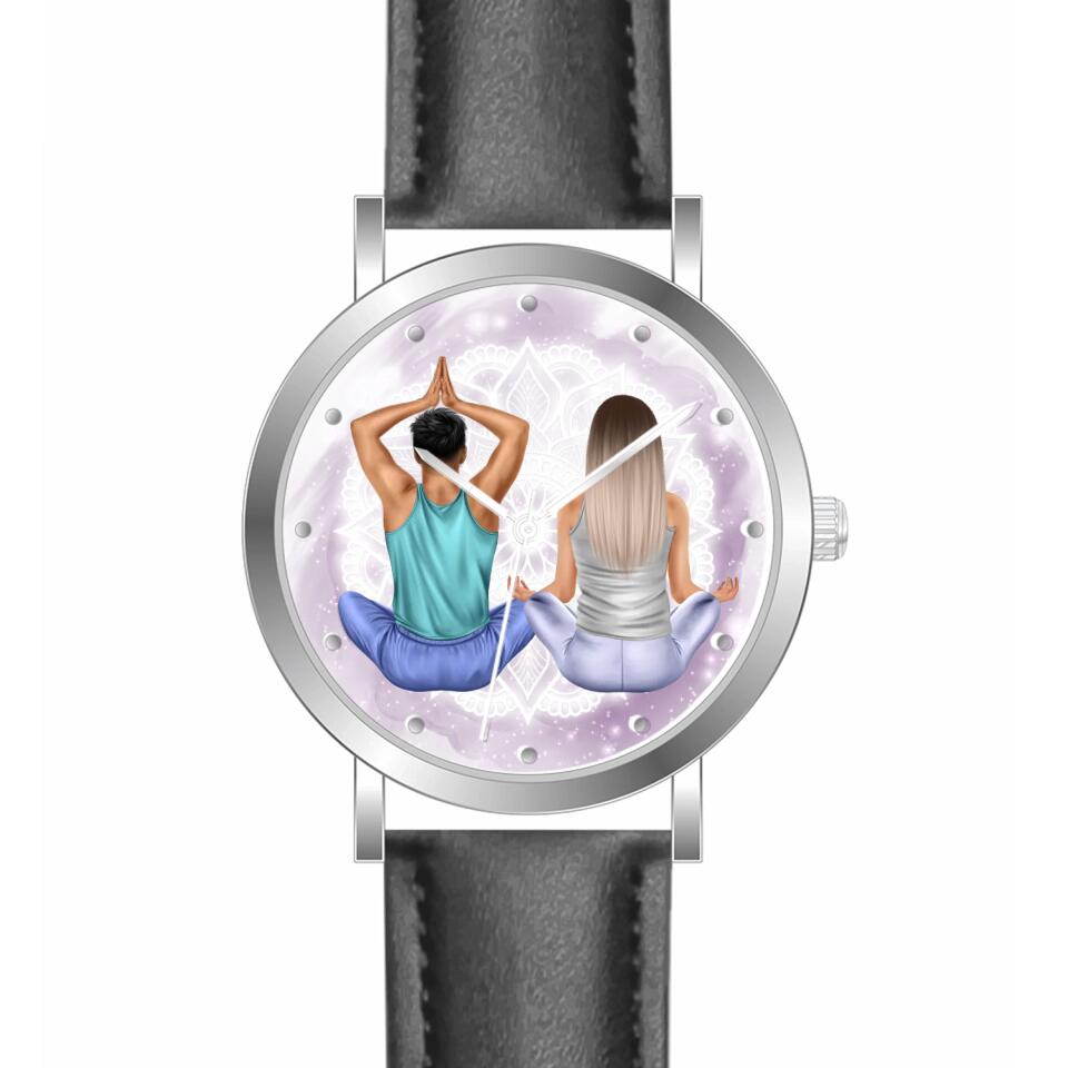 Spiritual Couple | Personalisierte Armbanduhr (Unterschiedliche Uhr-Modelle wählbar!)