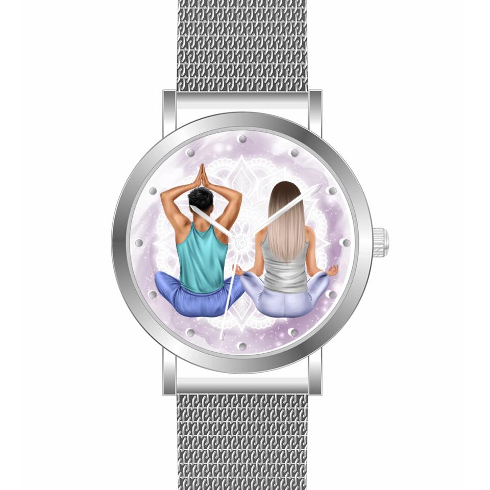 Spiritual Couple | Personalisierte Armbanduhr (Unterschiedliche Uhr-Modelle wählbar!)