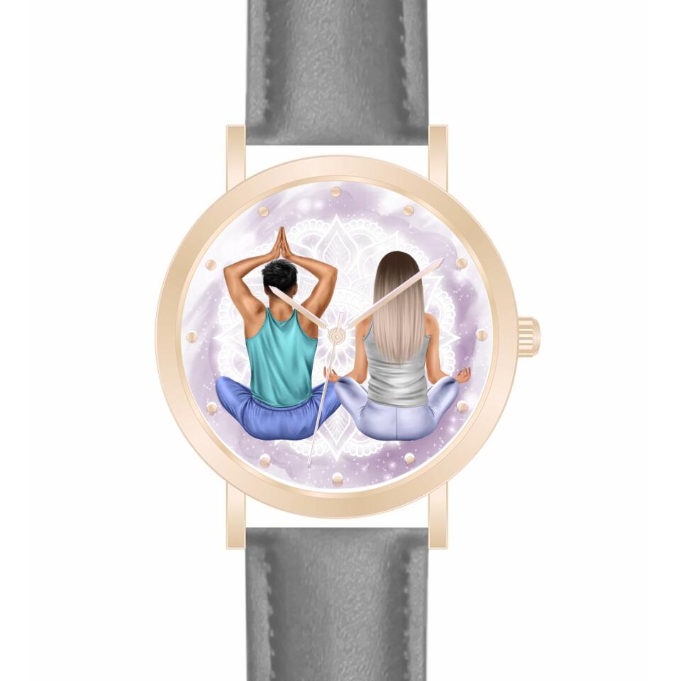Spiritual Couple | Personalisierte Armbanduhr (Unterschiedliche Uhr-Modelle wählbar!)