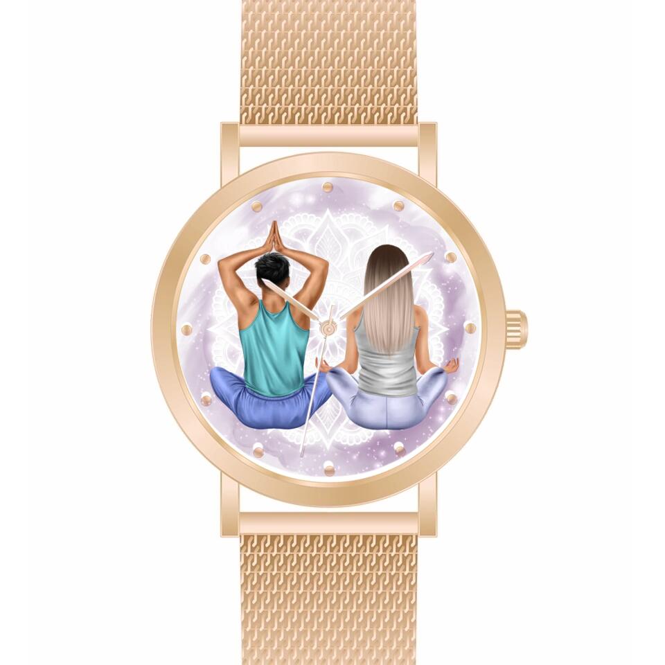 Spiritual Couple | Personalisierte Armbanduhr (Unterschiedliche Uhr-Modelle wählbar!)