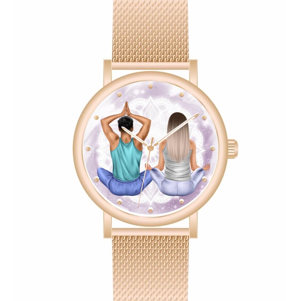Spiritual Couple | Personalisierte Armbanduhr (Unterschiedliche Uhr-Modelle wählbar!)