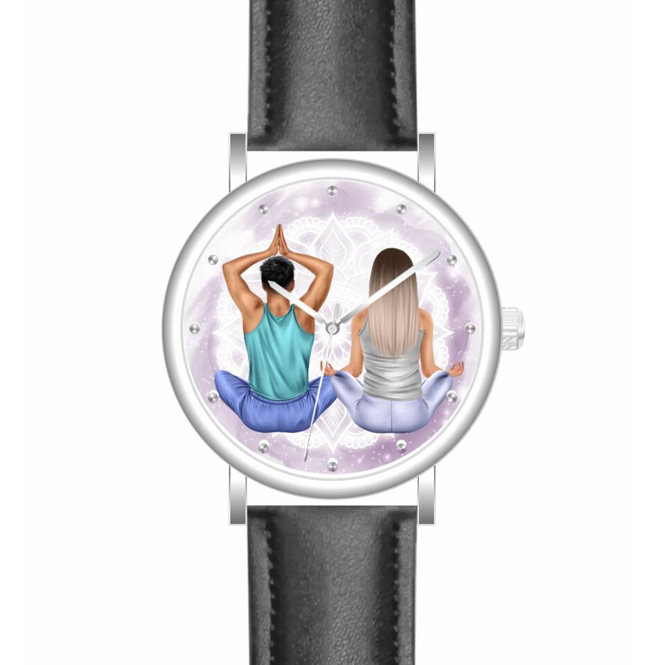 Spiritual Couple | Personalisierte Armbanduhr (Unterschiedliche Uhr-Modelle wählbar!)