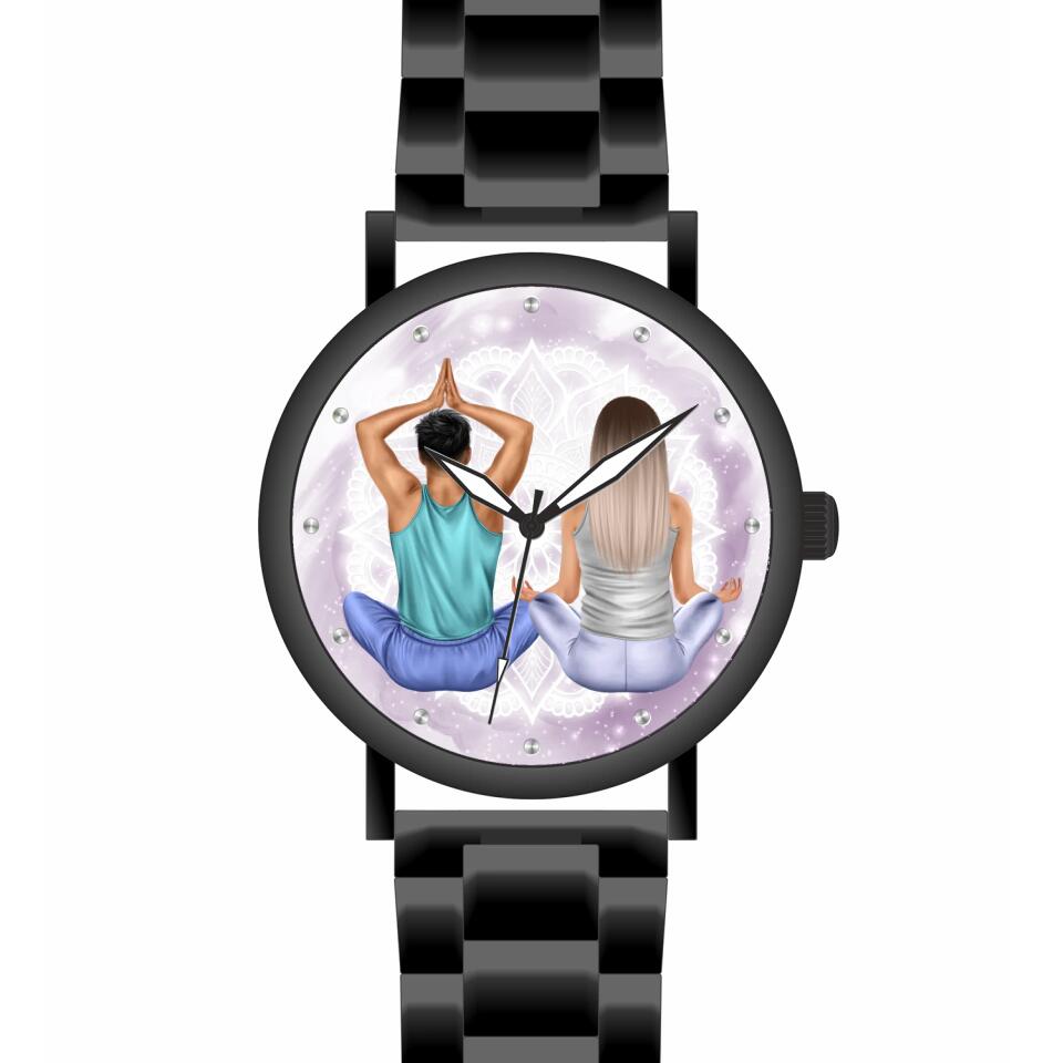Spiritual Couple | Personalisierte Armbanduhr (Unterschiedliche Uhr-Modelle wählbar!)